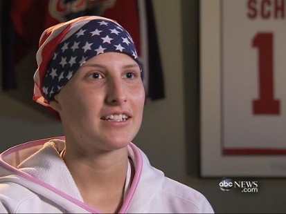 Desperate search to find donor for cancer-stricken college athlete.